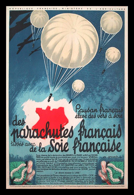 Des Parachutes Francais De La Soie Francaise